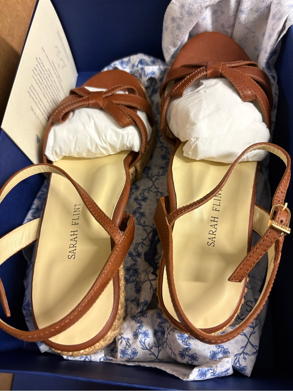 Sarah Flint Mirjana Wedge 50. Size IT 41, US 10. New.